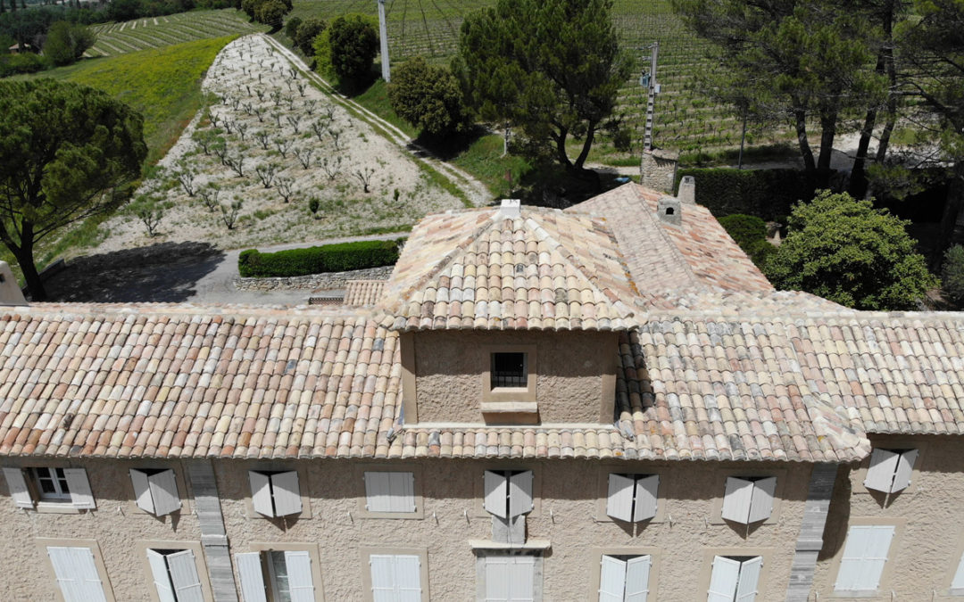 Réfection de la toiture du château Pesquié à Mormoiron (84)