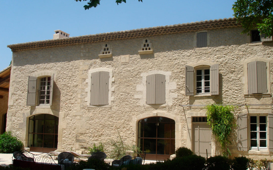 Restauration d’un mas à Entrechaux (84)